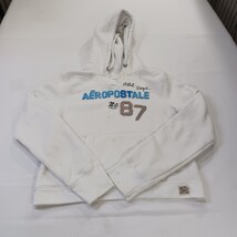 Aeropostale #87 Youth Girl White Drawstring Hoodie Pullover Sweatshirt Size XL image 15