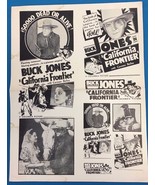 CALIFORNIA FRONTIER vintage theater owners 9-1/2&quot; x 12-1/2&quot; ad sheet cir... - $13.56 CAD