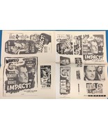 IMPACT! Brian Donlevy vintage theater owners 12&quot; x 19&quot; ad sheet circa 1949 - £7.78 GBP