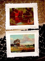 Windmill Print &amp; Country Scene Print (1947) - £7.08 GBP