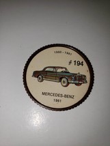 Jello Car Coins - # 194 of 200 - The Mercedes-Benz (1961) - £11.96 GBP