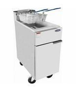 Atosa ATFS-40  40 Lbs  3 Tube Gas Fired Deep Fryer 15.6&quot; Wide Natural Ga... - $1,607.05 CAD