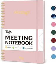 Meeting Notebook for Work Organization - Work Planner Notebook with Action Items - £13.13 GBP