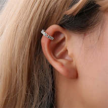 Cubic Zirconia &amp; Silver-Plated Ear Cuff - £7.89 GBP