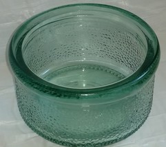 Glass Clear Emerald Green Christmas, St Patrick&#39;s Day Candy Dish Candle Holder - £12.82 GBP