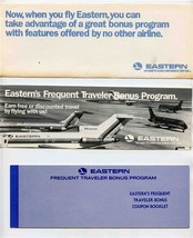 Eastern Airlines Frequent Traveler Bonus Program Brochure &amp; Coupon Bookl... - £21.67 GBP