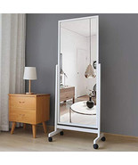 Full Length Mirror Floor Mirror with Wheels, 64&quot;x22&quot;, Large Standing Mirror - €484,67 EUR