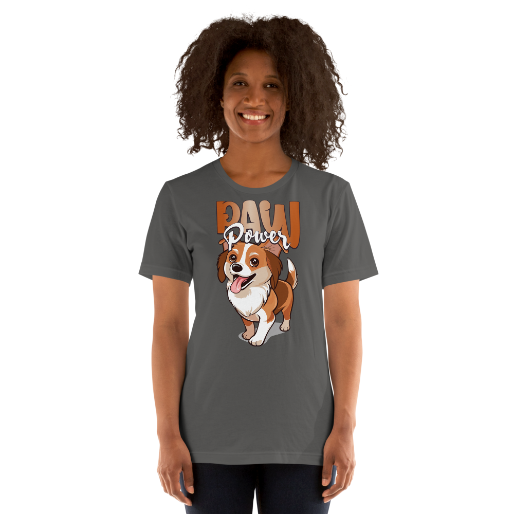 Unisex T-Shirt – Paw Power Asphalt Item image 12