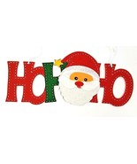 Christmas Signs Noel 10 1/2&quot; x 4 12&quot; and Ho Ho Ho 13&quot; x 5 1/2&quot; Set Of 2 - £9.58 GBP