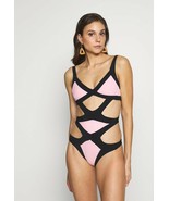 NWT Agent Provocateur Mazzy Colorblock Monokini Swimsuit sz 2 small Pink - $231.14 CAD