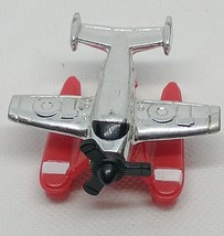 Micro Machines Ocean Flyer LGT Plane Aircraft 1996 Red and Chrome EUC - $12.55