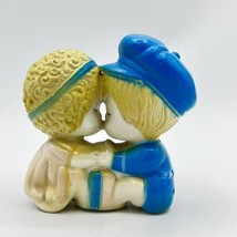 Dutch Figural Room Air Freshener Puppy Luv Pomander Plastic Boy &amp; Girl Kissing - £12.56 GBP