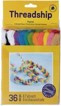 DMC Threadship 6-Strand Floss Pack 8.7yd 36/Pkg-Pastel Colors - £16.64 GBP