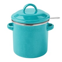 Pioneer Woman Enamel on Steel Grease Catcher Strainer Teal Speckle 37-Ounce NEW - $21.23