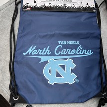 North Carolina Tar Heels Backpack Cinch Bag Team Spirit Backsack NCAA Merch - $10.69