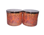 Bath &amp; Body Works Pumpkin Pecan Waffles 3 Wick Scented Candle Lot of 2 - £32.88 GBP
