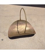 Vintage Cabin Brass Fireplace Log Holder Fire Wood Kindling Basket 20 X 14&quot; - $677.23 MXN