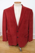 Lauren Ralph Lauren 48 R Red Corduroy Two-Button Sport Coat Blazer Jacke... - $66.49