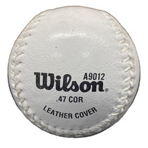 Wilson A9012 .47 COR Leather Cover Softball High School Softball Associa... - £9.55 GBP