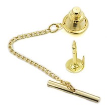 Fujiyuan 50 Sets Vintage Locking Tie Tac Tack Guard Pin Clutch Backs Chain Screw - £18.79 GBP