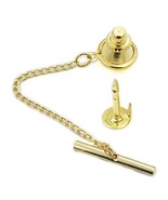 Fujiyuan 50 Sets Vintage Locking Tie Tac Tack Guard Pin Clutch Backs Cha... - $23.51