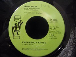Jimmy Dean-Everybody Knows / Ain&#39;t Life Sweet-45rpm-1971-VG+  *Promo - £1.98 GBP