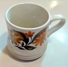 Capri Bake Serve&#39;N Store Stoneware Soup Cup Mug Floral Daisies Design - $9.80