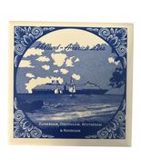 Holland America Line Delft Blue Tile Royal Goedewaagen Cruise Ship Coast... - $22.50