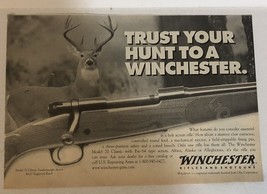 1990s Winchester Model 70 Vintage Print Ad pa19 - $152.60 MXN