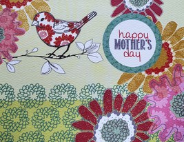Greeting Card Mothers Day Flowers &quot;Happy Mother&#39;s Day&quot;  - £2.01 GBP