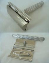 Shaving razor GILLETTE Model BRITISH ARISTOCRAT 3 pieces Original 1950s - £37.70 GBP