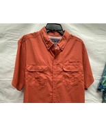 X-Caster Rust Color UPF 30+ Sun Protection Button Up Shirt XL - $25.42 CAD