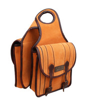 Horse Western Trail Riding Suede Leather Saddle Horn Bag Tan 102AA38OR - $44.54