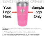 ENGRAVED Custom Personalized Name/Logo 20oz Stainless Steel Tumbler Pink... - $21.97