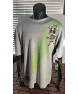 Ed Hardy Christian Audigier-20xx Life E Glory Vintage Verde Maglione ~ N... - $60.68