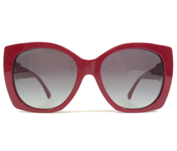 CHANEL Sunglasses 5519-A c.1759/S6 Polished Red Oversized Frames Gold Hearts 140 - £351.30 GBP