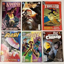 6 DC Comic Books Flash Impulse Thriller Detective Chimp Kamandi Wacky Raceland - £4.50 GBP