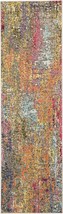 2' X 6' Sunset Abstract Power Loom Non Skid Area Rug - €111,96 EUR