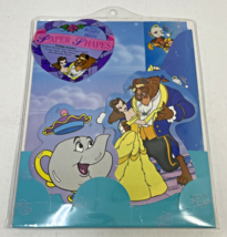 Vintage Disney&#39;s Beauty &amp; the Beast Stationery (Paper Shapes) New/Sealed! - £44.07 GBP