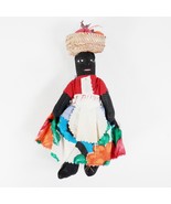 Vintage 20th C. Souvenir Cloth Jamaica Black African American Woman Doll... - £5.50 GBP
