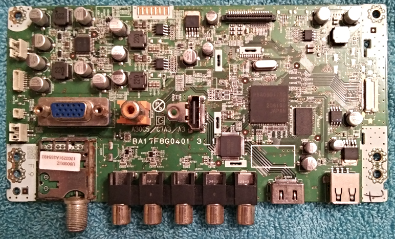 EMERSON/FUNAI/MAGNAVOX/SYLVANIA MAIN BOARD BA17F8G0401 3_1 - $14.99