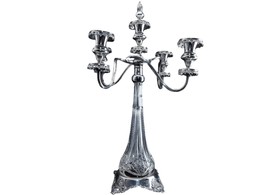 c1900 American Brilliant Period Cut Glass candelabra - £719.02 GBP