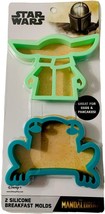 Star Wars The Mandalorian Silicone Breakfast Molds 2-Pack - $7.99