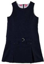 Girls Dress Jumper School Uniform Dockers Blue Sleeveless Pleated $36-sz 6 - $14.85