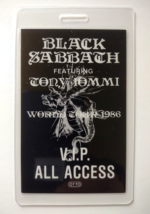 Black Sabbath Tony Iommi VIP Backstage Pass Original 1986 UNUSED Heavy M... - £32.27 GBP