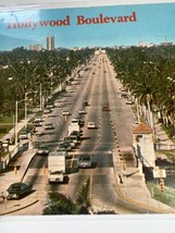 Postcard Hollywood Boulevard FL View from Hollywood Hotel 1970 - £4.66 GBP