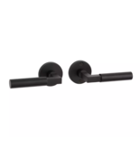 New Satin Black Tolland Brass Passage Interior Door Set - Lever Handle -... - $2,049.53 MXN