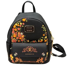 Pixar Loungefly Coco Remember Me Mini Backpack Floral Black Vegan Leather - €111,46 EUR