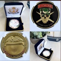 Us Army Ranger Presidential Gift Box Coin - £26.19 GBP