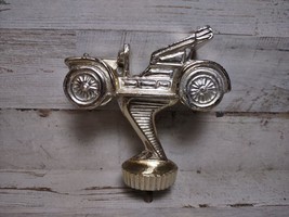 Vtg Die Cast Model T Trophy Topper Hood Ornament Silver Tone *No Steering Wheel* - £11.13 GBP